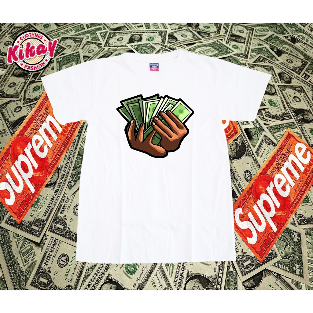 Supreme money shirt sale