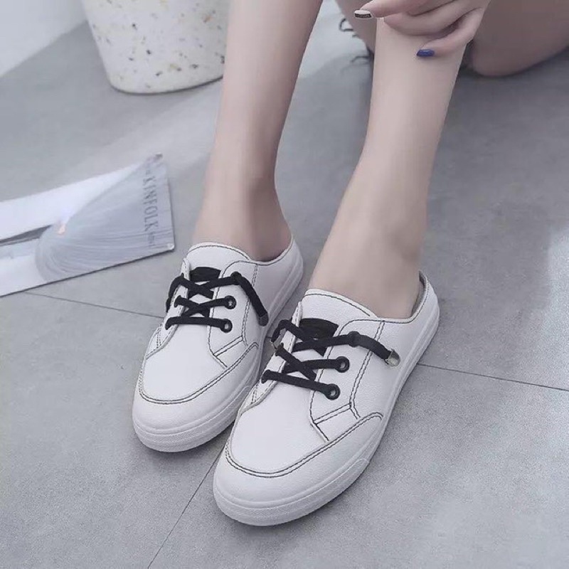 Lz Style 960 Korean Half Rubber Shoes ADD 1 SIZE Shopee Philippines