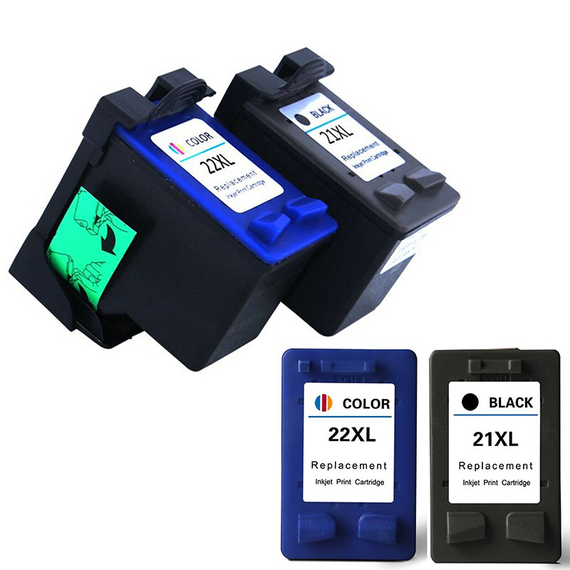 cOd♡♡ Ready Stock 21/22XL Color/Black Inkjet Ink Cartridge For HP