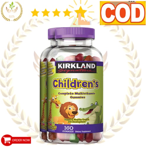 Kirkland Children's Complete Multivitamin Gummies 160 gummies Shopee