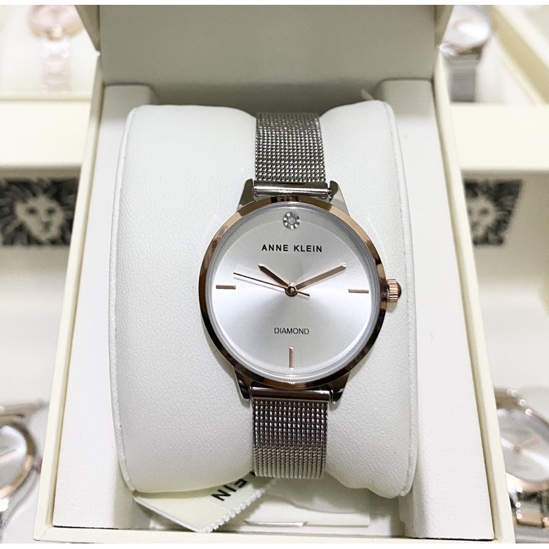 Anne klein mesh discount watch