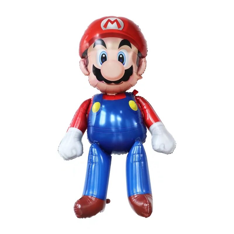 BIG Size 3D Super Mario Foil Balloon Baby Shower Foil Balloons Birthday ...