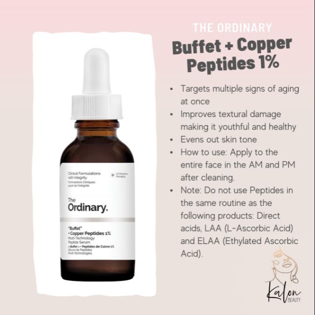 The Ordinary Buffet + Copper 1% | Shopee Philippines