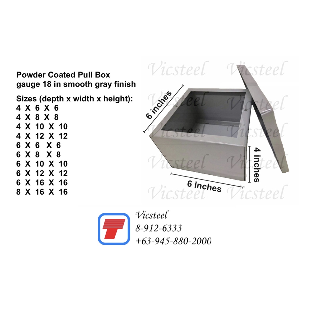 Fumaco Electrical Box Utility Box Gauge 16 Class B 1/2 & 3/4 K.O.