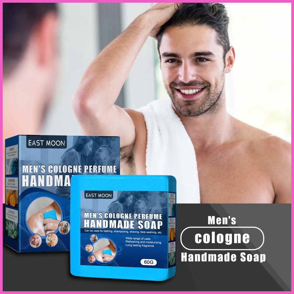 Cologne Bath Soap for Men Masculine Soap Bath Soap Oil Control Handmade Soap for Face and Body