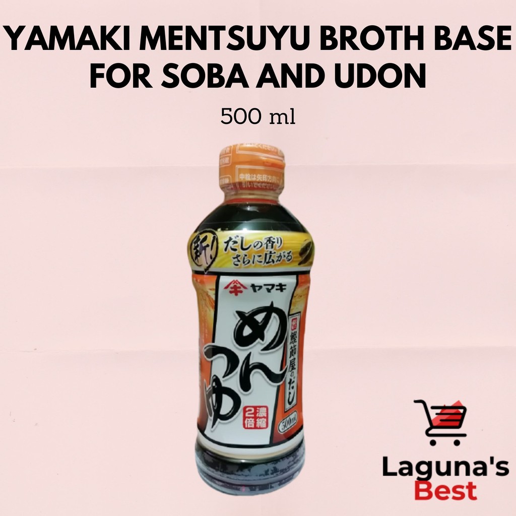JAPAN YAMAKI MENTSUYU BROTH BASE FOR SOBA AND UDON, 500ML Shopee