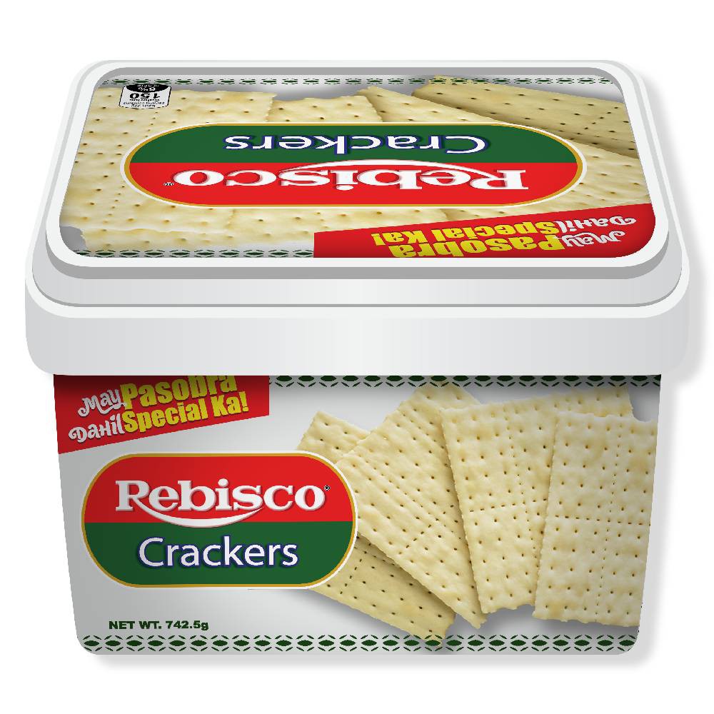 Rebisco Crackers Tub 850g x 1pc Shopee Philippines