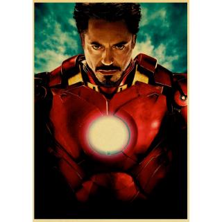 Marvel Comics Iron Man Retro Poster 40x50cm
