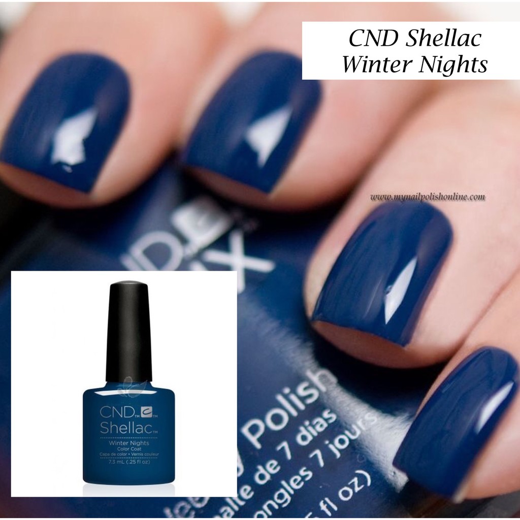 Cnd Shellac Winter Nights Gel Polish Shopee Philippines 