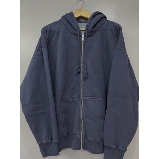 Brandy Melville Navy Blue Oversized Christy Zip Up Hoodie, Women's Fashion,  Coats, Jackets and Outerwear on Carousell