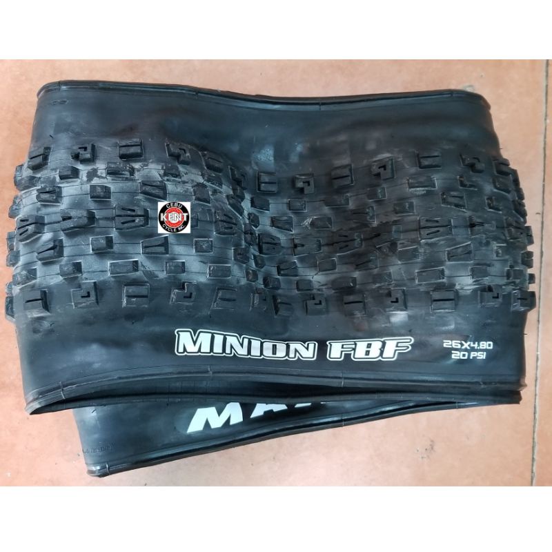 Fat Bike 27.5x3.8 Pneumatico Maxxis Minion FBR 27.5x3.8 - Per Fat Bike, Posteriore, Nero, Nuovo Con Garanzia 1 Anno Victini Vmax