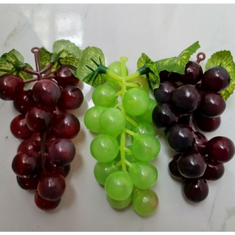 REPLIKA Long grape Ornamental Fruit Replica Of Artificial grape fruits