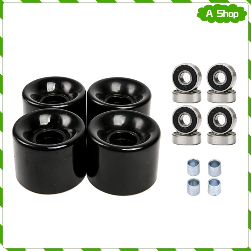 Longboard Skateboard 60mm Hardness 78A with Bearings and Spacers Shopee Philippines