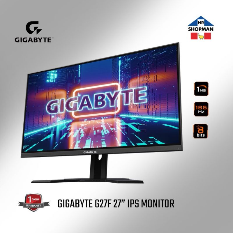 Gigabyte G27F 2 Flat IPS 144Hz / G27FC 27" Curved VA 1080p 165Hz G27 FC