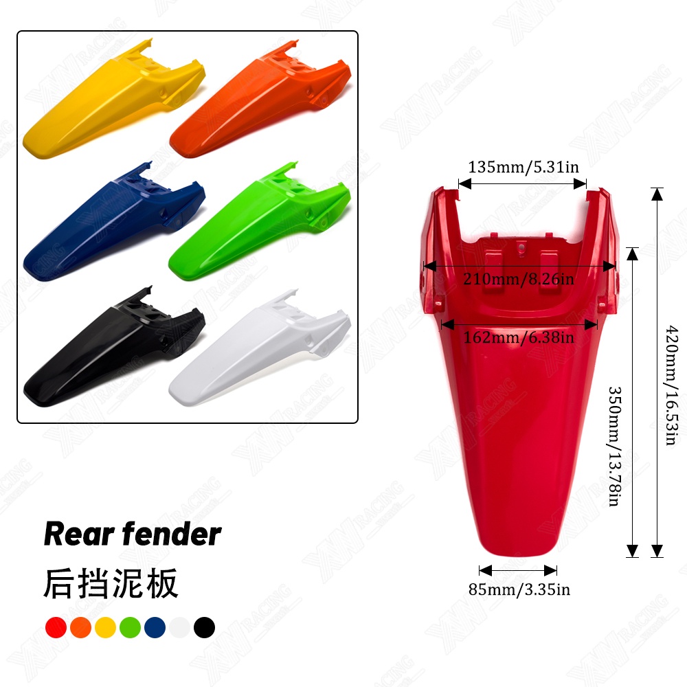 XW RACING Rear Fender Mudguard Tail Mud Guard for HONDA Honda CRF70 ...