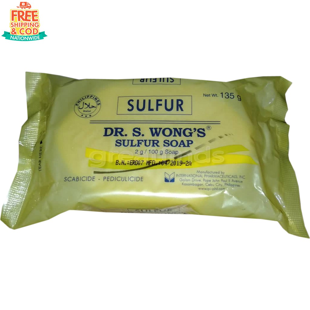 Cod Dr Wong Sulfur Soap 135 Grams Shopee Philippines 6082