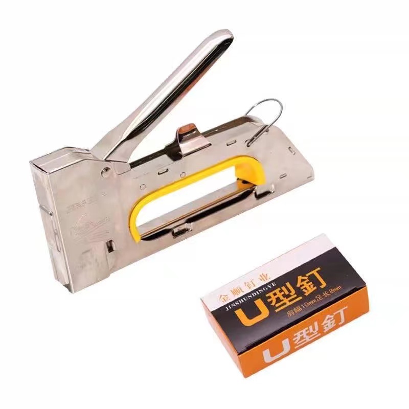 XLW Gun Tacker Powerful R23-1008F with Staple Wire 1008F, Gun Tacker ...