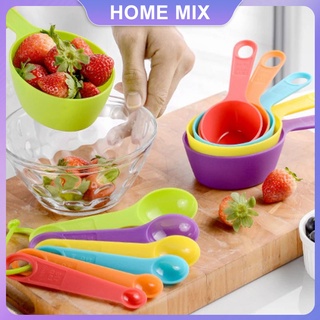 12PCS Colorful Measuring Cup And Spoon Set Stackable Measuring Cup