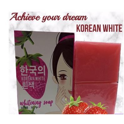 KOREAN WHITE - 65g x2 - Pink Strawberry Glutathione / KOJIC Diamond Peel  (Whitening Soap) | Shopee Philippines