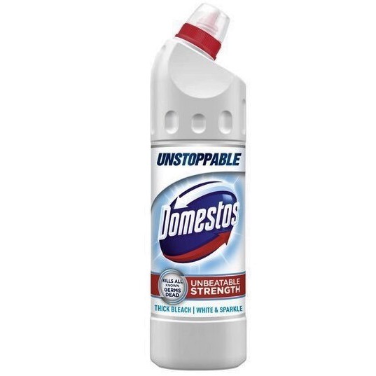 Domestos White & Sparkle Toilet Cleaner Thick Bleach 750mL Shopee