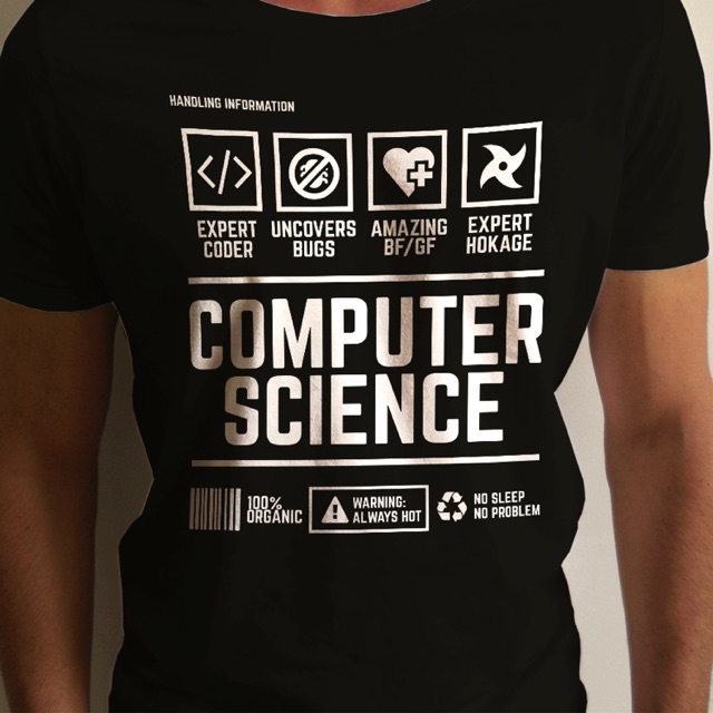course shirt: Computer Science | Shopee Philippines