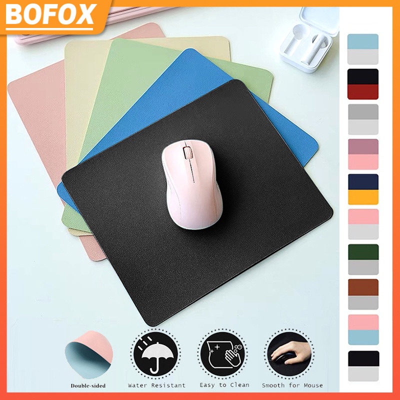 Double-Sided Waterproof PU Leather Mouse Pad,Small Waterproof Mouse Pad ...