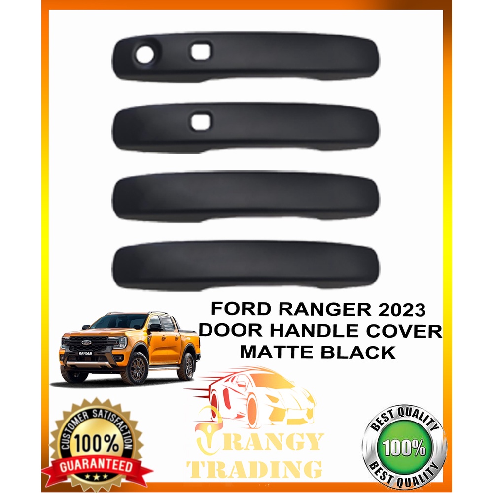 Ford Next-Gen Ranger 2023 to 2024 Door Handle Cover Matte Black ( car ...