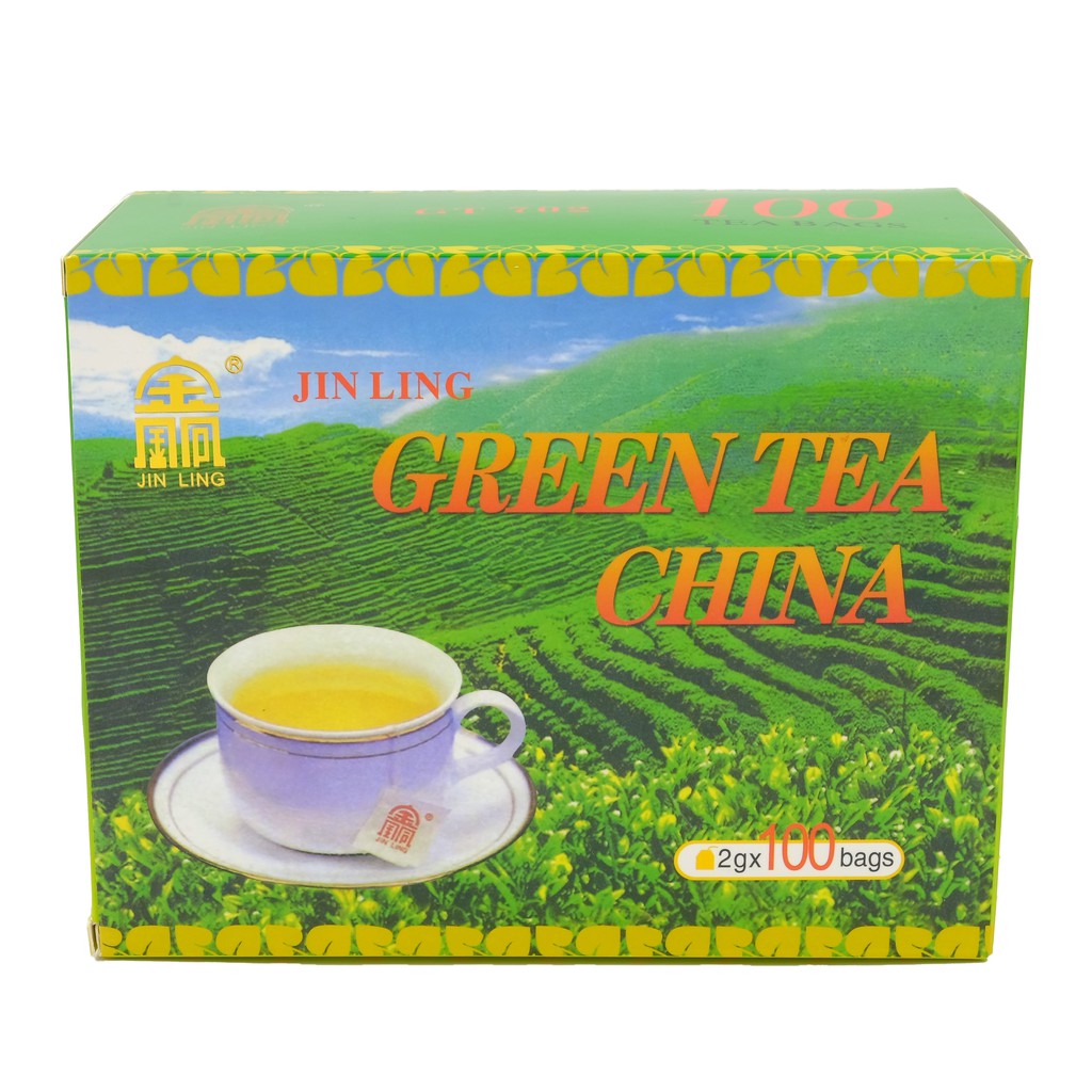 Jin Ling China Green Tea (200g) 100 Tea Bags | Shopee Philippines
