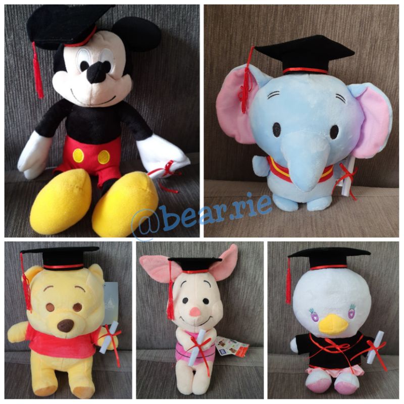 Piglet winnie the pooh daisy duck Mickey minnie mouse dumbo graduation ...