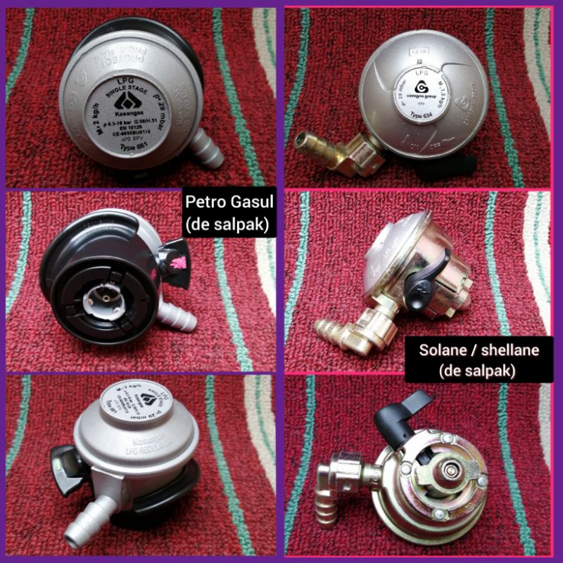 Reca Shellane / Solane or Kosangas Petron Gasul "De Salpak" Regulator