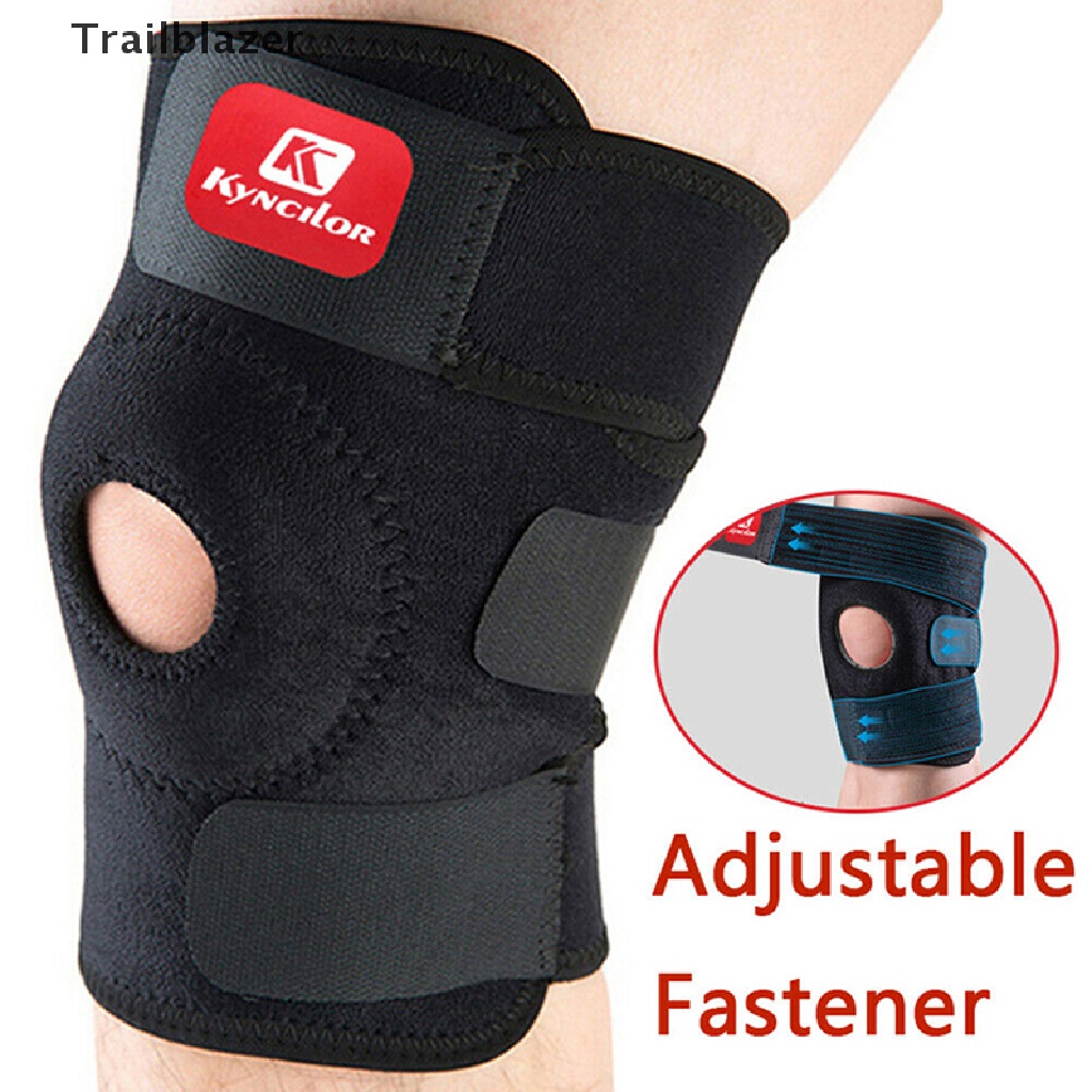 TBPH Knee Brace Open Patella Support Adjustable Elastic Sports Kneecap