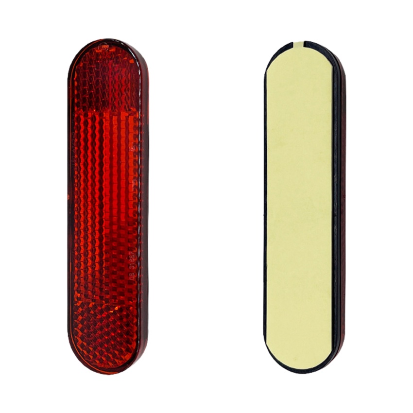 1 Pair Red Reflectors Truck Plastic Reflectors Motorcycle ATV Dirt Bike ...
