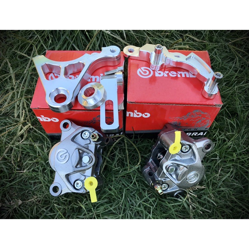 Brembo NGO Caliper set front and rear w/ brackets Sniper 150 Shopee Philippines