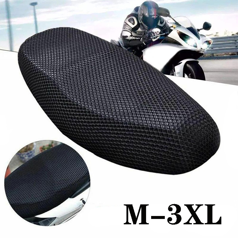 Anti Slip 3d Mesh Fabric Seat Cover Breathable Waterproof Motorcycle Motorbike Seat Covers 6124