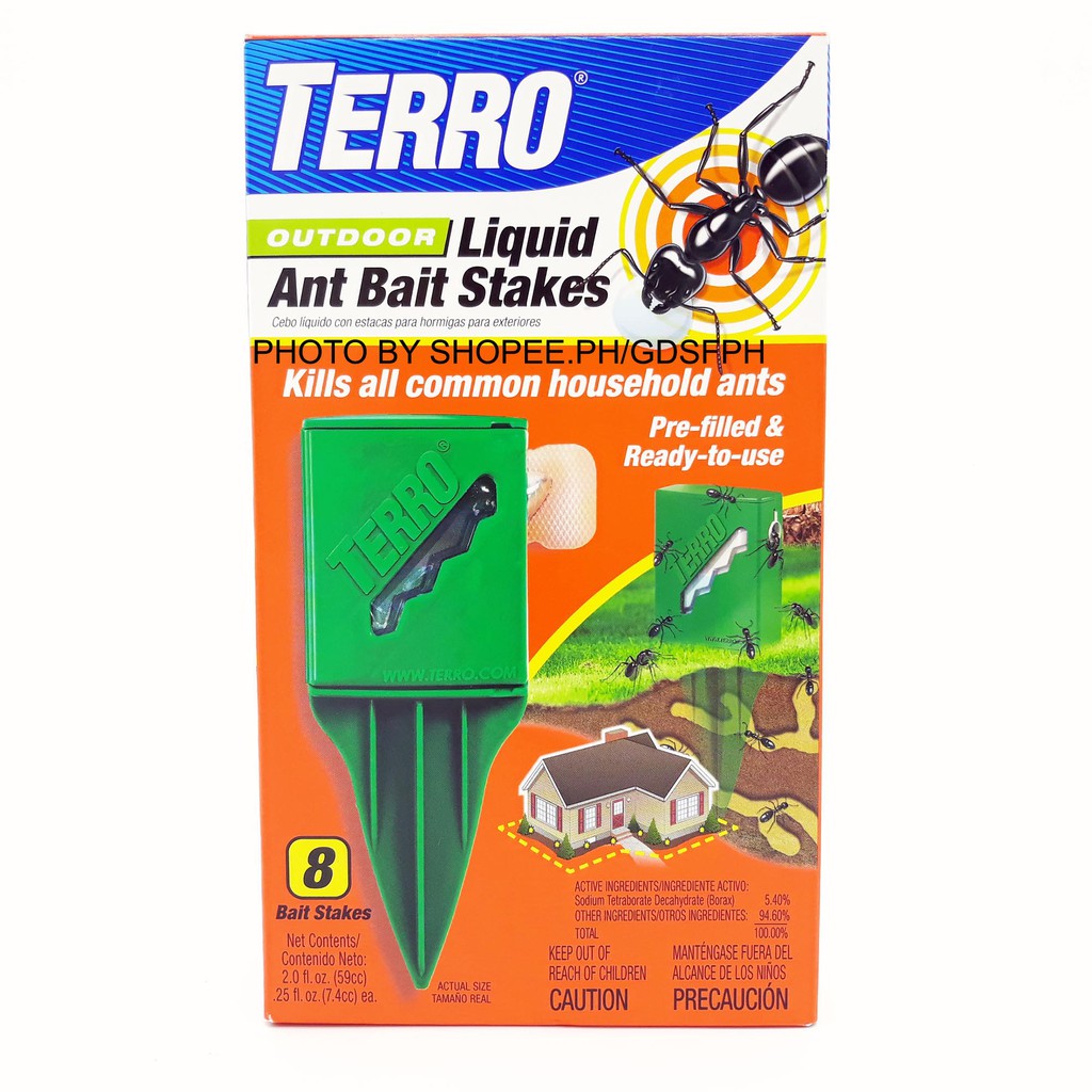 TERRO® Outdoor Liquid Ant Baits Stakes Ant Killer Garden GDSFPH_S4