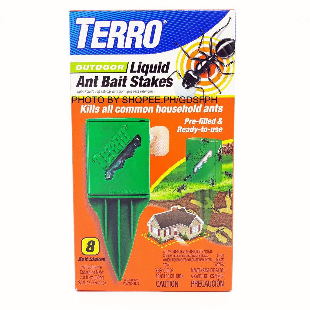 Terro® Outdoor Liquid Ant Baits Stakes Ant Killer Garden Gdsfphs4 Shopee Philippines