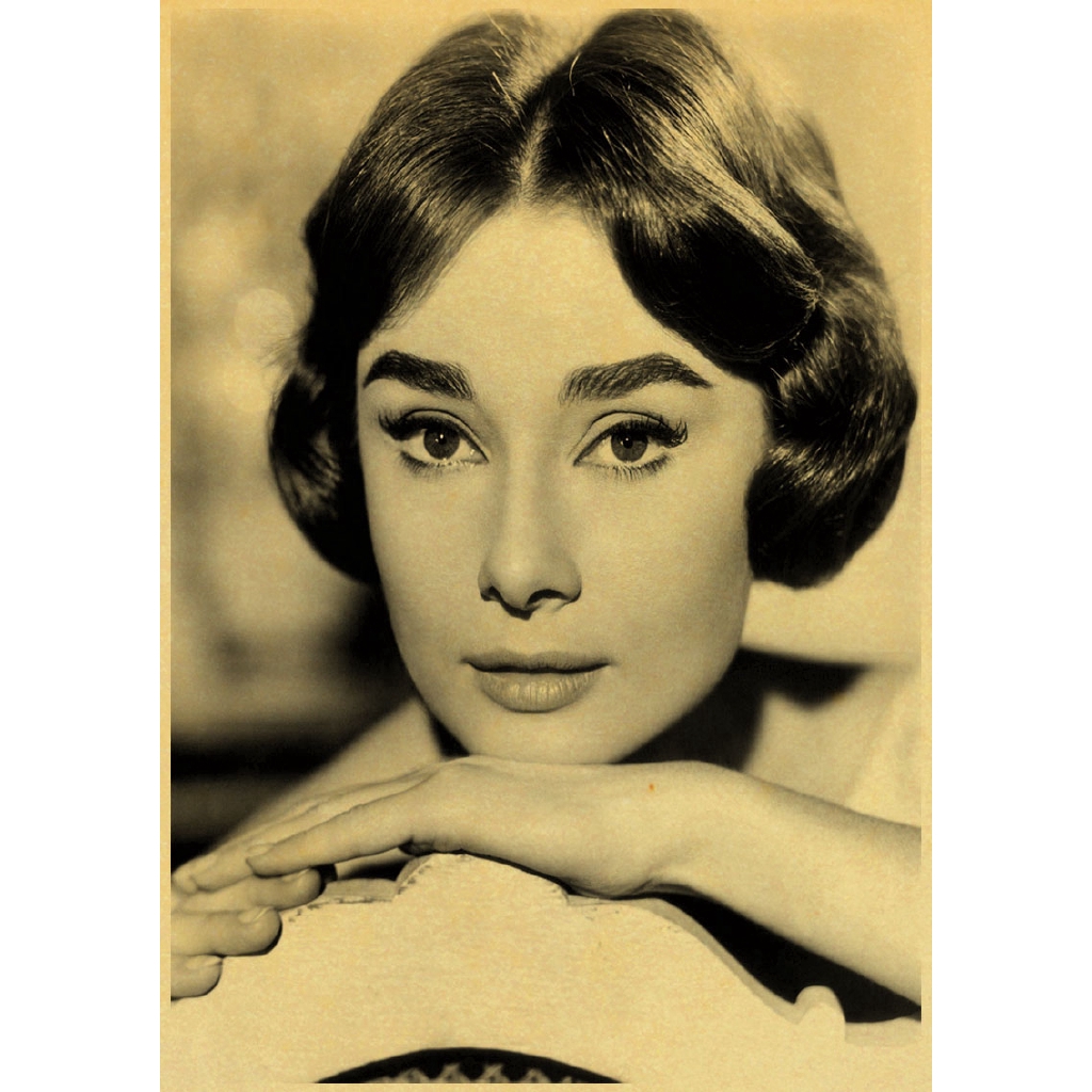 Fashion Girl Audrey Hepburn Posters Vintage retro poster Home ...