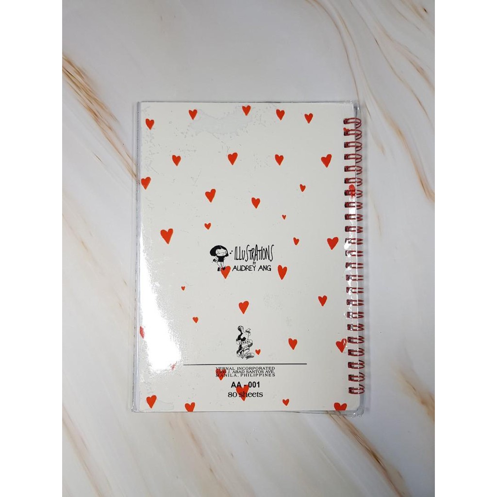 Cattleya Spiral Notebook One Tone Spread the Love (AA-001) | Shopee ...