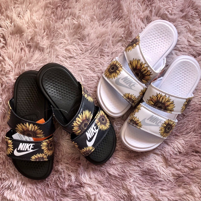 Nike sunflower flip outlet flops