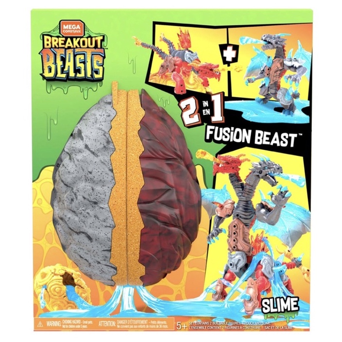 Mega Construx Breakout Beasts 2-in-1 Fusion Beast | Shopee Philippines