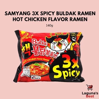 Samyang 3X Spicy Hot Chicken Flavor Ramen Korean Spicy Noodles (140g)