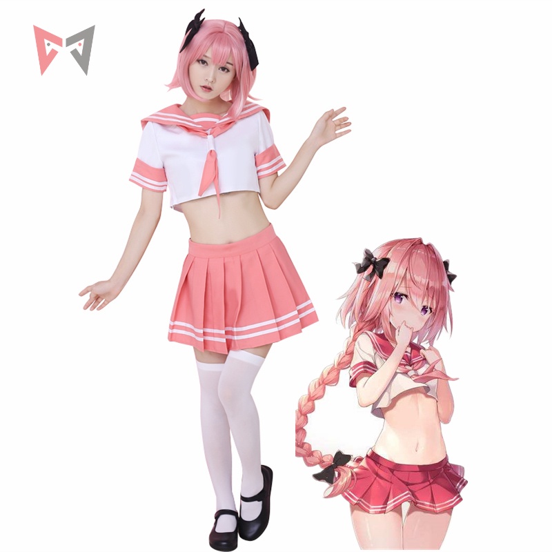 New 2022 MMGG Fate Cosplay Astolfo Cosplay Costume Short Shirt And All ...