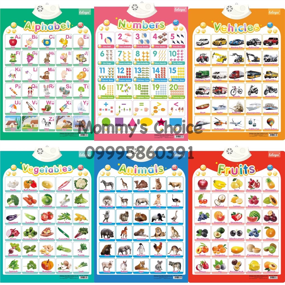 TALKING CHART/ EDUCATIONAL CHART/ BABY CHART NEW ARRIVAL COD Shopee