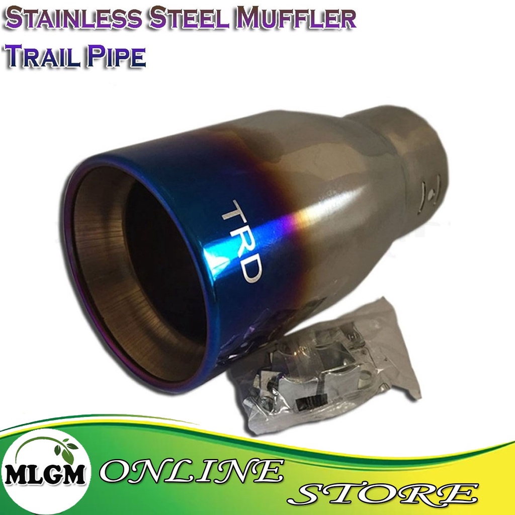 TRD Titanium Muffler tip pipe ( B201 ) Shopee Philippines