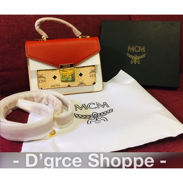 McM Sling Bag (with box) | Shopee Philippines