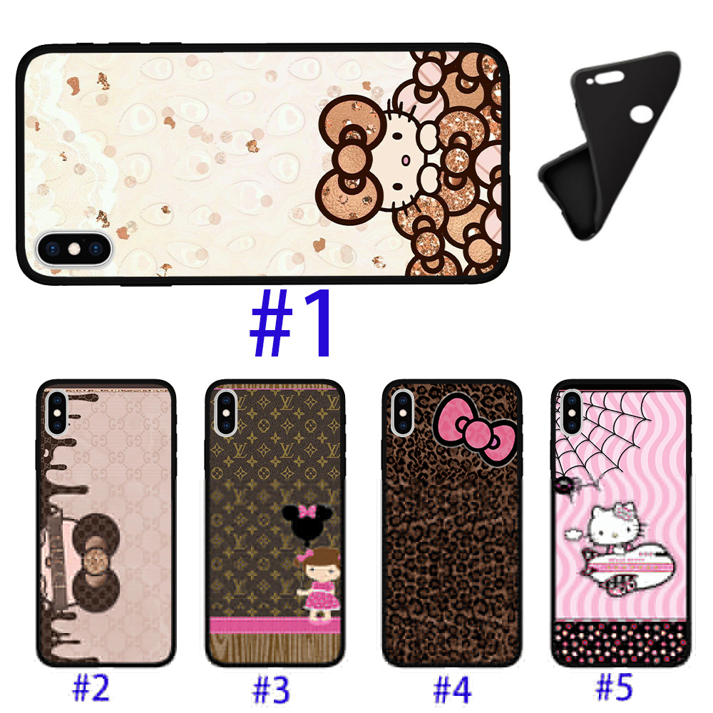 HK Pink Life Hello Kitty Casing Silicone Rubber For iPhone XS Max 6 6s ...