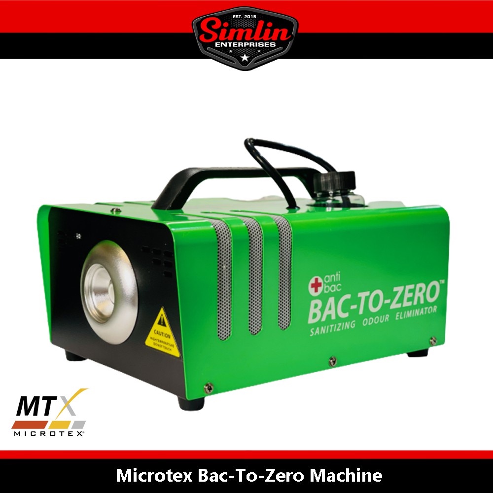MTX Bac to Zero Machine - Interior Car Care Sanitizing and Odor ...