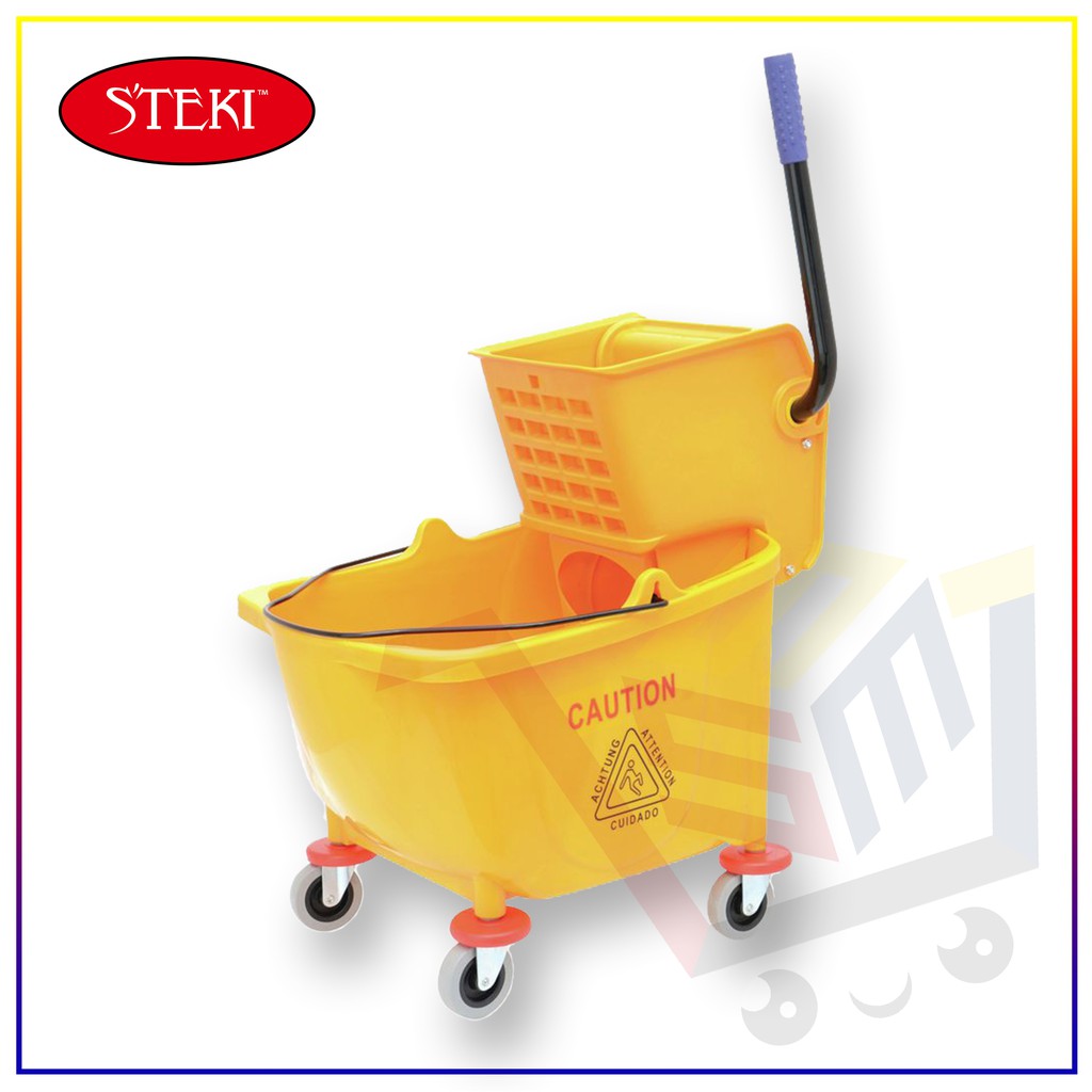 STEKI™ 32L Mop Squeezer/Wringer/Bucket Shopee Philippines