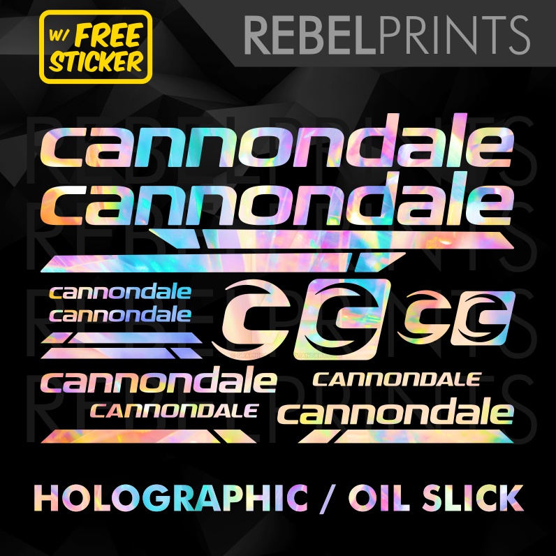 Cannondale stickers best sale for bike