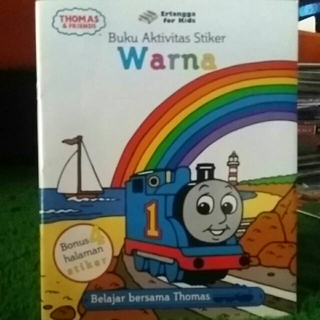 Thomas & friend COLOR sticker activities | Shopee Philippines